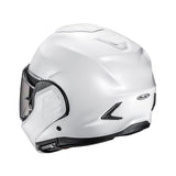 HJC F100 Semi Flat Metallic Blue Modular Motorcycle Helmet