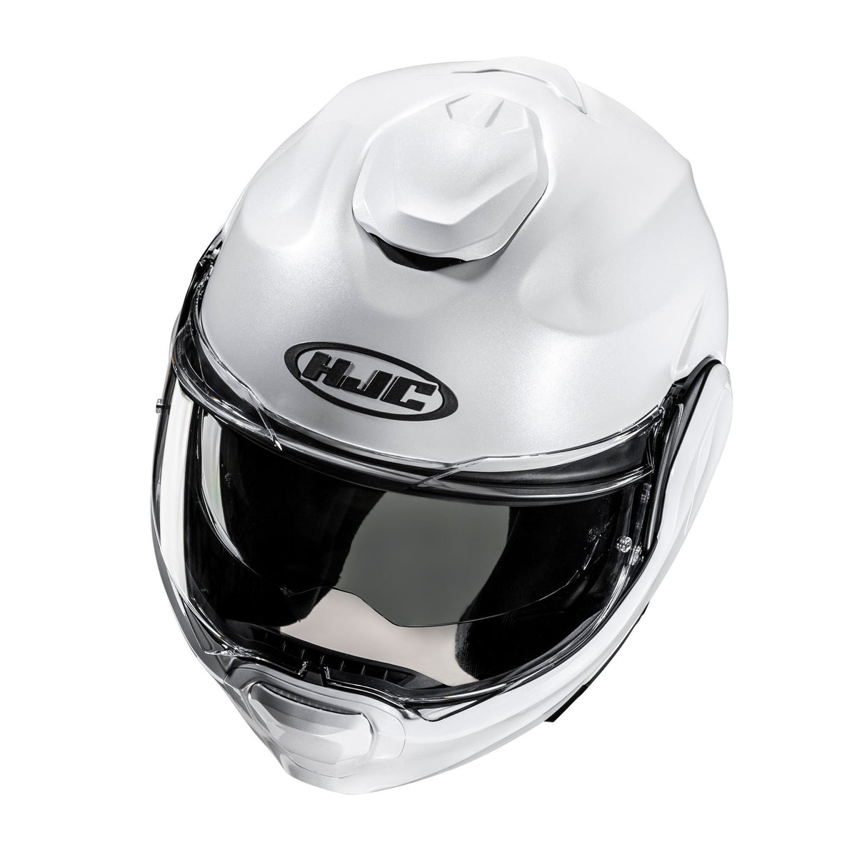 HJC F100 Semi Flat Metallic Blue Modular Motorcycle Helmet
