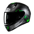 HJC C10 Aspa MC4SF Green Motorcycle Helmet