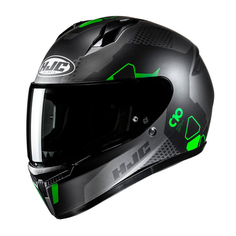 HJC C10 Aspa MC4SF Green Motorcycle Helmet