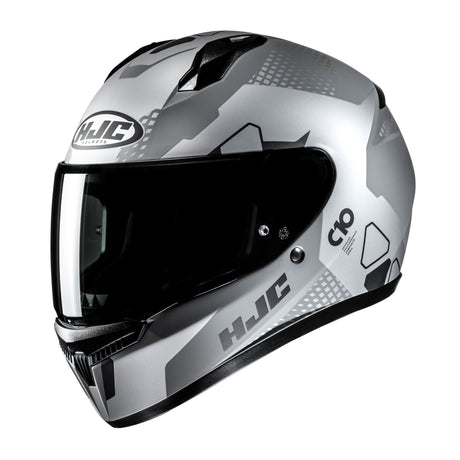 HJC C10 Aspa MC5SF Black Motorcycle Helmet Grey Silver