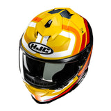 HJC I71 Viz MC3SF Yellow Motorcycle Helmet