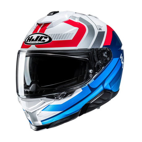 HJC I71 Viz MC21 White Red Blue Motorcycle Helmet