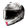 HJC I71 Viz MC1SF Red Motorcycle Helmet Silver White