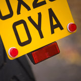 Oxford OX804 Motorcycle Self-Adhesive Reflectors - Rectangular (Pair)