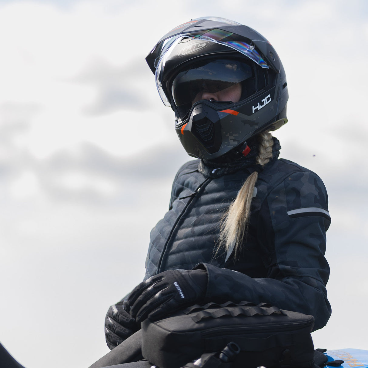 Oxford Valencia D2D 3.0 Ladies Motorcycle Jacket Black Camo