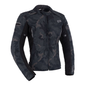 Oxford Valencia D2D 3.0 Ladies Motorcycle Jacket Black Camo Camouflage