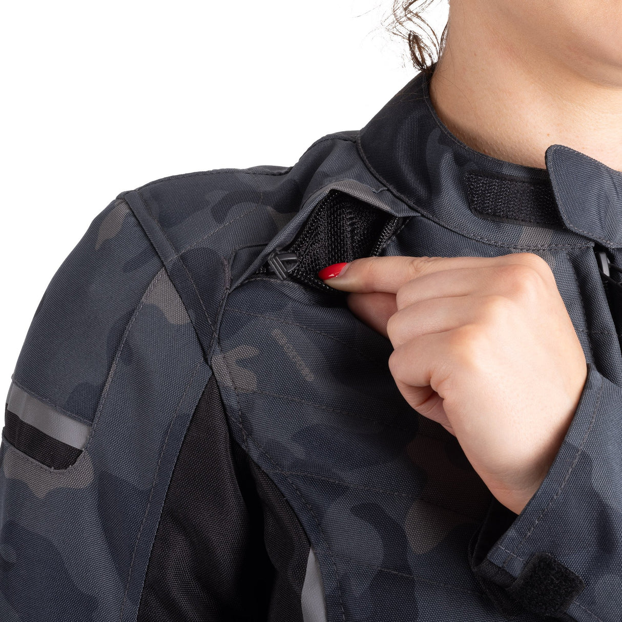 Oxford Valencia D2D 3.0 Ladies Motorcycle Jacket Black Camo