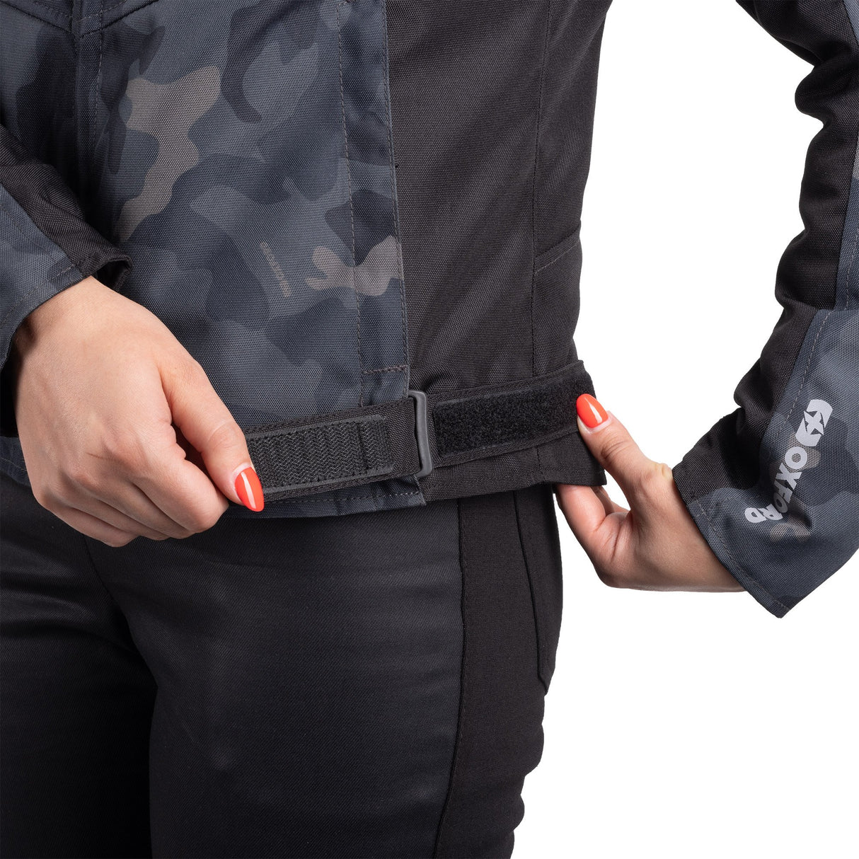 Oxford Valencia D2D 3.0 Ladies Motorcycle Jacket Black Camo