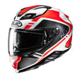HJC F71 Tozz MC6HSF Orange Motorcycle Helmet Red White Black Carbon Fibre