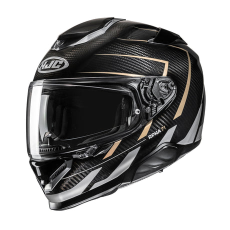 HJC RPHA 71 Carbon Fibre Cano MC9 Gold Motorcycle Helmet Bronze