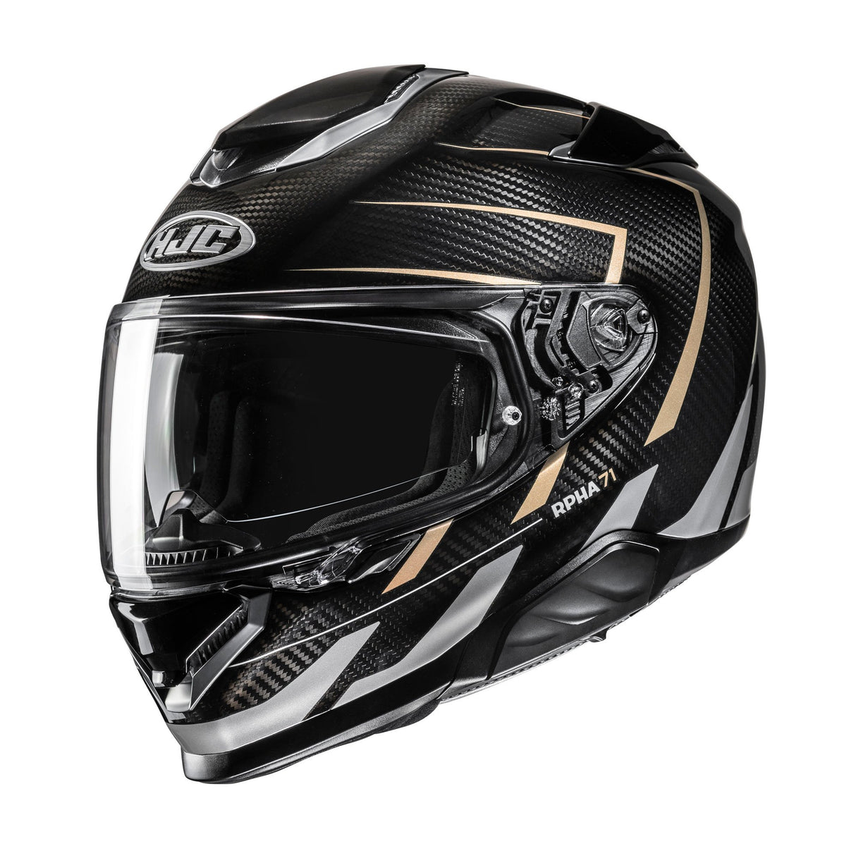 HJC RPHA 71 Carbon Cano MC6HSF Orange Motorcycle Helmet