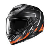 HJC RPHA 71 Carbon Fibre Cano MC6HSF Orange Motorcycle Helmet