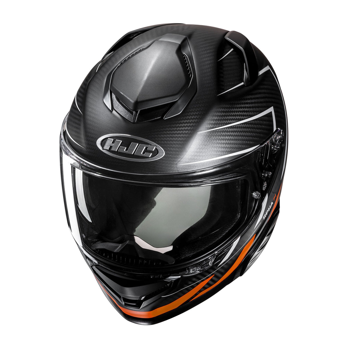 HJC RPHA 71 Carbon Cano MC6HSF Orange Motorcycle Helmet