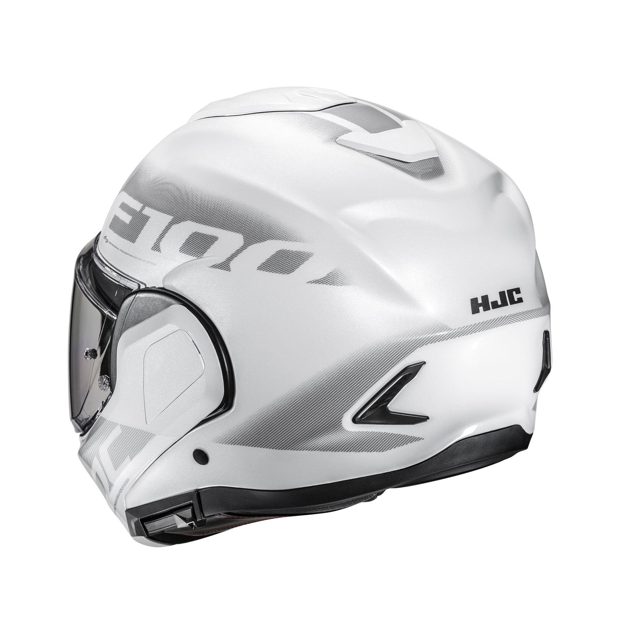 HJC F100 Hetal MC10 White Modular Motorcycle Helmet