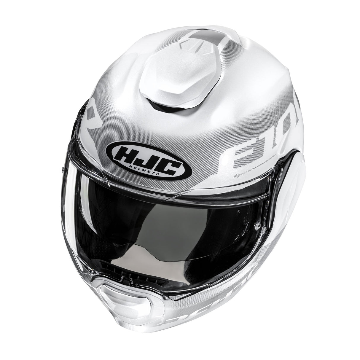 HJC F100 Hetal MC10 White Modular Motorcycle Helmet
