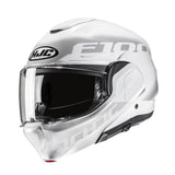 HJC F100 Hetal MC10 White Modular Motorcycle Helmet 180 Flip