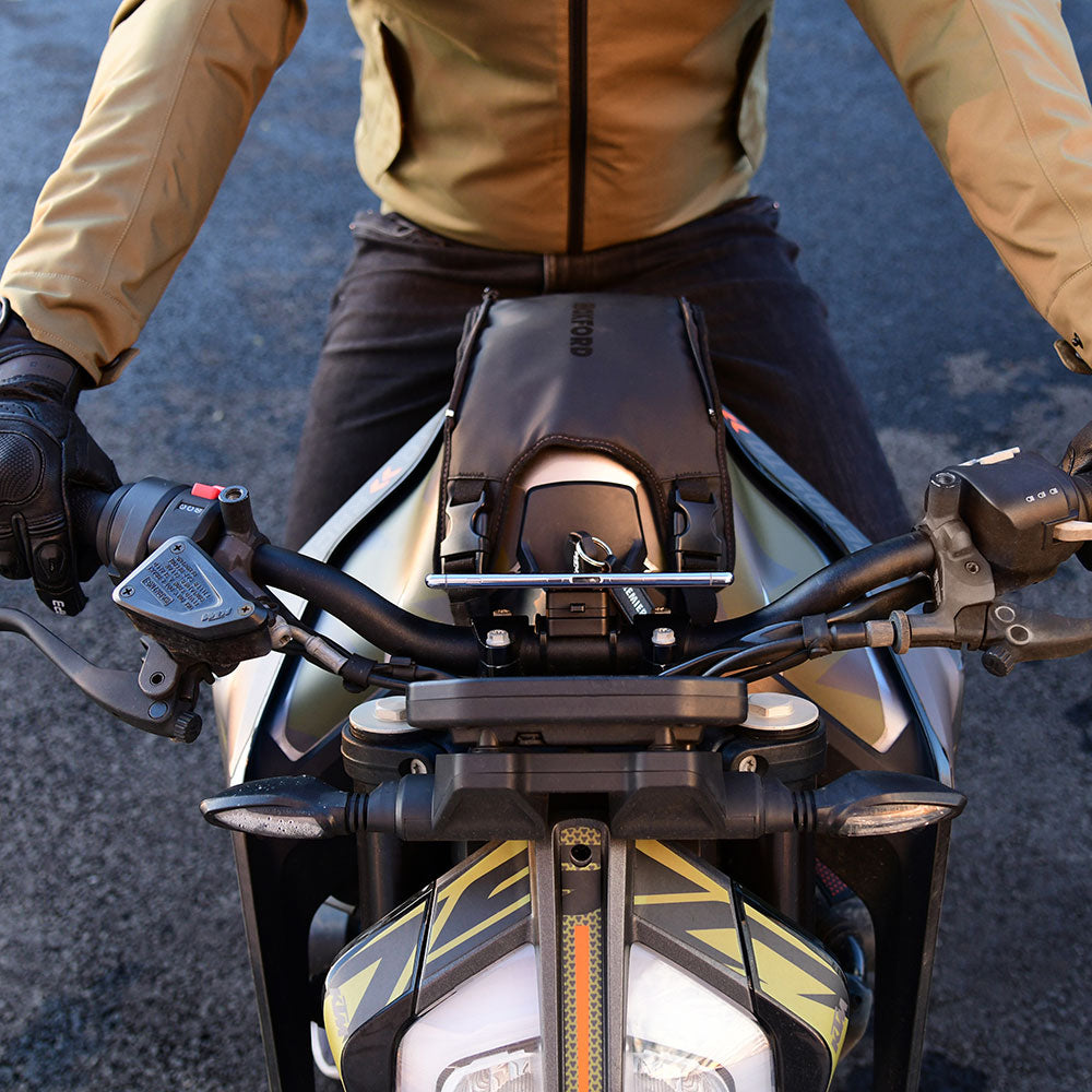 Oxford CLIQR OX851 Motorcycle Phone Holder Motorbike Handlebar Cable Tie Mount