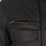 Oxford Hardy Wax 2.0 Men's Motorcycle Jacket Black