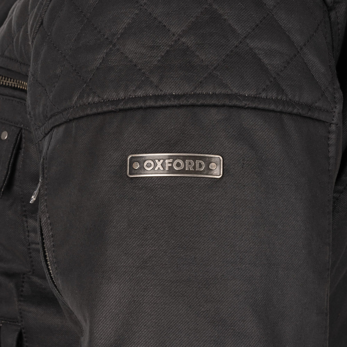 Oxford Hardy Wax 2.0 Men's Motorcycle Jacket Black