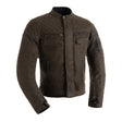 Oxford Hardy Wax 2.0 Motorcycle Jacket Khaki Green Quilted