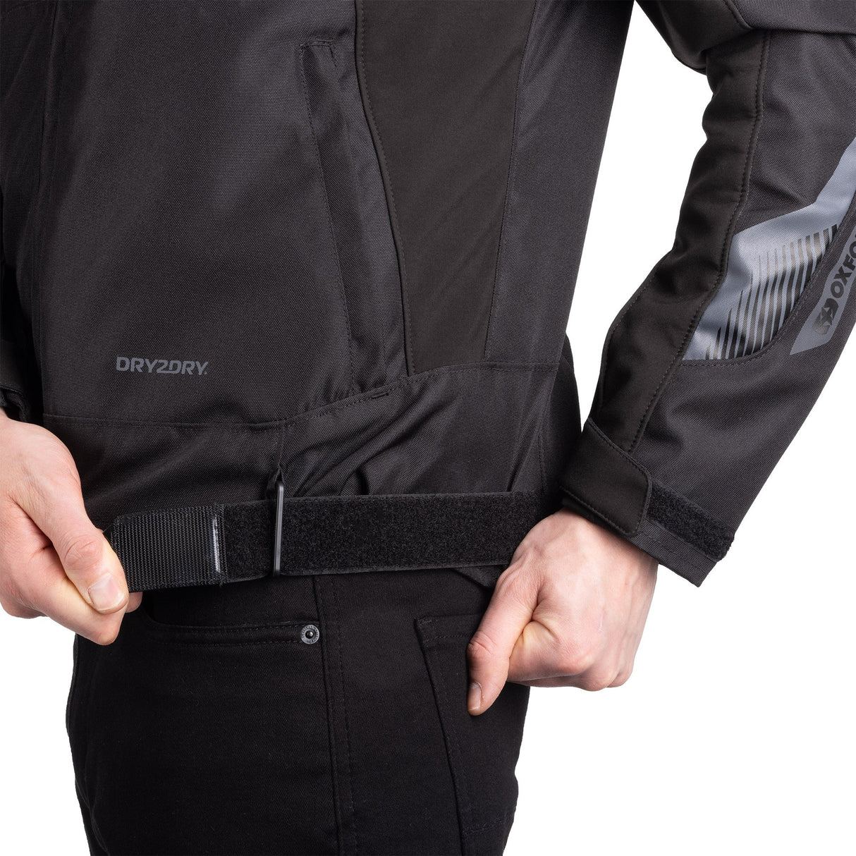 Oxford Omega 1.0 D2D Men's Motorcycle Jacket Stealth Black