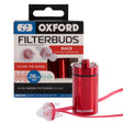Oxford OX955 FilterBuds Race 28dB SNR Reusable Earplugs