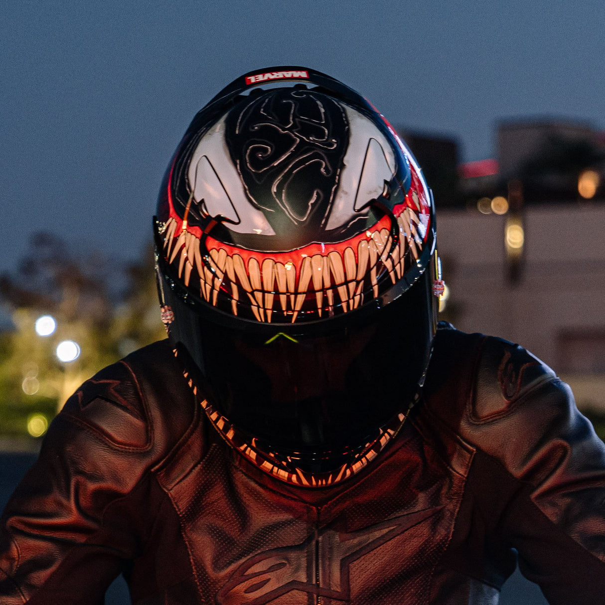 HJC RPHA 12 Venom 3 Marvel MC1SF Motorcycle Helmet