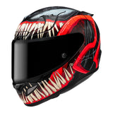 HJC RPHA 12 Venom 3 Marvel MC1SF Motorcycle Helmet Teeth Skull Red