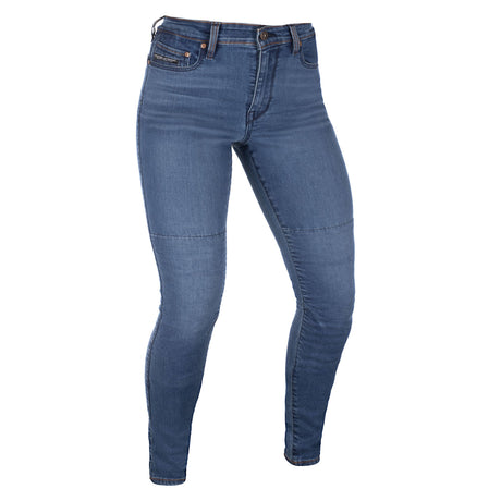 Oxford Original Approved Sofia AA Women's Slim Motorcycle Jeans Mid Blue