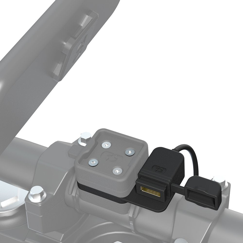 Oxford CLIQR OX865 Motorcycle USB Phone Mount Charger Holder Motorbike Converter