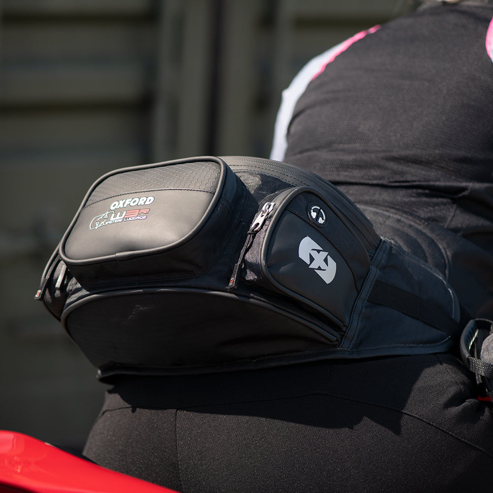 Oxford OL866 Lifetime XW3R Motorcycle Motorbike Waist Bag Visor Pouch 3L Black