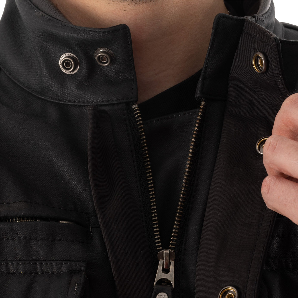 Oxford Sterling D2D Men's Motorcycle Jacket Black