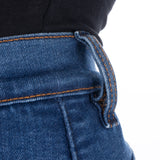 Oxford Original Approved Sofia AA Women's Straight Motorcycle Jeans Mid Blue