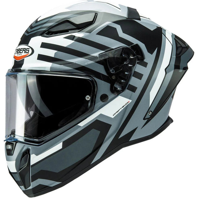 Caberg Drift Evo 2 Horizon Matt Grey Black White Motorcycle Helmet