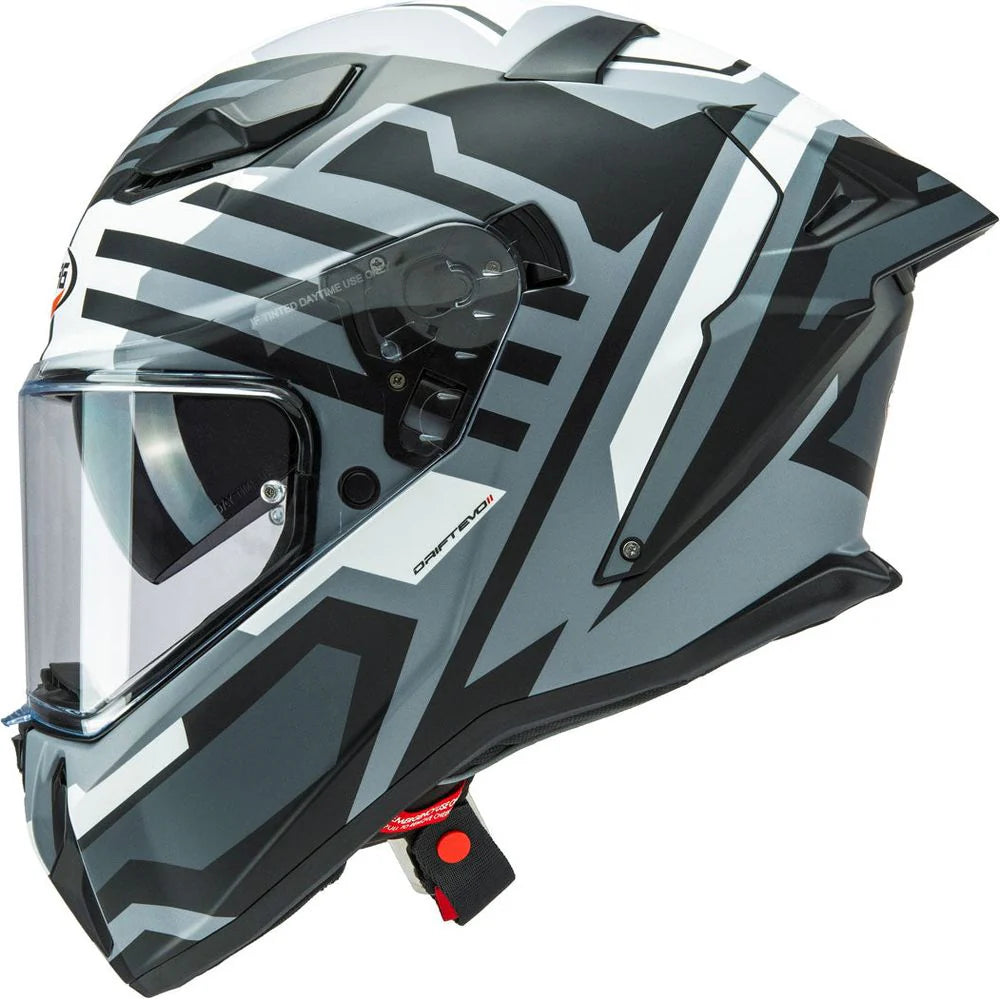 Caberg Drift Evo 2 Horizon Matt Grey Black White Motorcycle Helmet