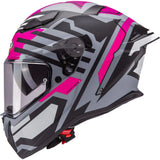 Caberg Drift Evo 2 Horizon Matt Grey Black Fuchsia Motorcycle Helmet
