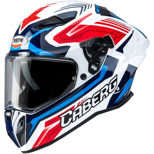 Caberg Drift Evo 2 Jarama White Red Blue Motorcycle Helmet