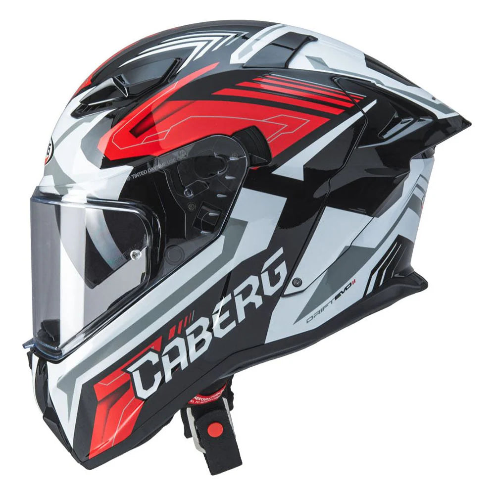 Caberg Drift Evo 2 Jarama Black White Red Motorcycle Helmet