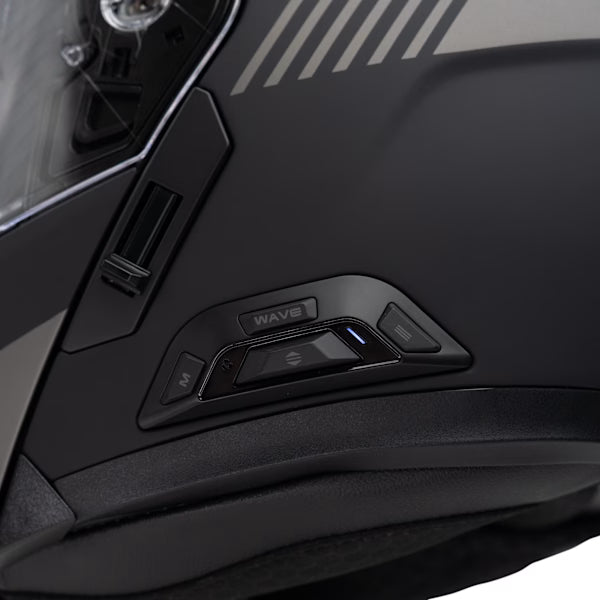 Sena Specter Smart Mesh Intercom Motorcycle Flip Front Helmet Black
