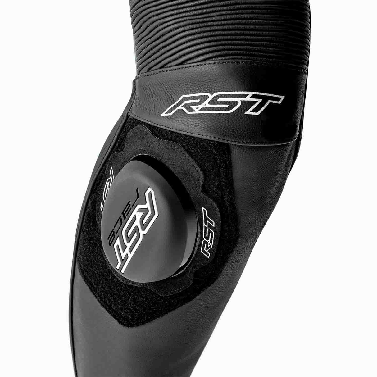 RST S1 D3O CE One Piece Motorcycle Leather Suit Black / Black / White