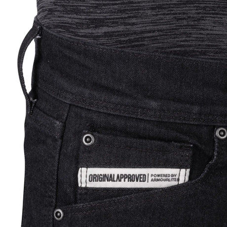 Oxford Original Approved Marshal AAA Straight Motorcycle Men’s Jeans Black Wash