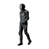 RST S1 D3O CE One Piece Motorcycle Leather Suit Black / Black / White