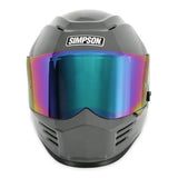 Simpson Speed Solid Armour Grey Motorcycle Helmet (ECE-22.06)