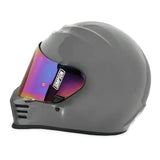 Simpson Speed Solid Armour Grey Motorcycle Helmet (ECE-22.06)