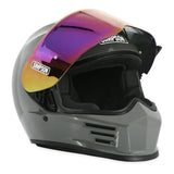 Simpson Speed Solid Armour Grey Motorcycle Helmet (ECE-22.06)
