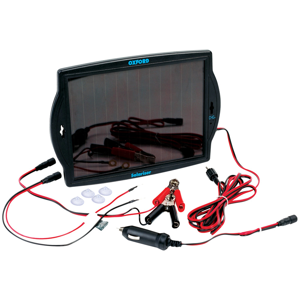 Oxford OF949 Solariser Motorcycle Motorbike Battery Charger 12V Solar Powered