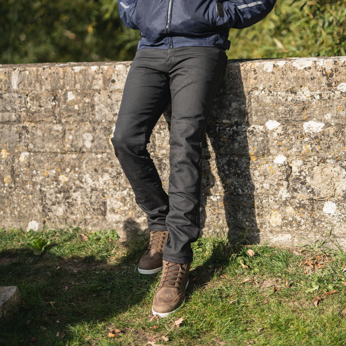 Oxford Original Approved AA Motorcycle Jeans Slim Black Wash