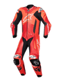 Alpinestars GP Plus V4 Sprint 1 Piece Leather Suit Fluo Red Mid Red White