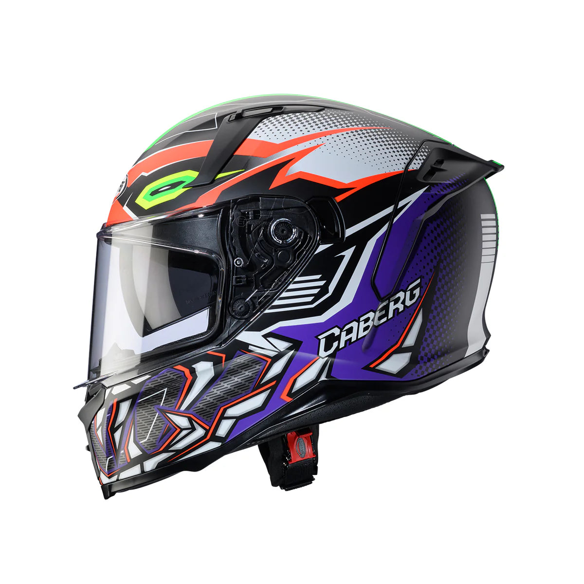 Caberg Avalon X Gurkha Matt Black Fluo Orange Green Purple Motorcycle Helmet